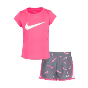 3D Swoosh AOP Woven Short Set - Kids