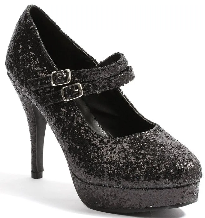 4" Glitter Mary Jane Pump  (ES421-JANE-G)