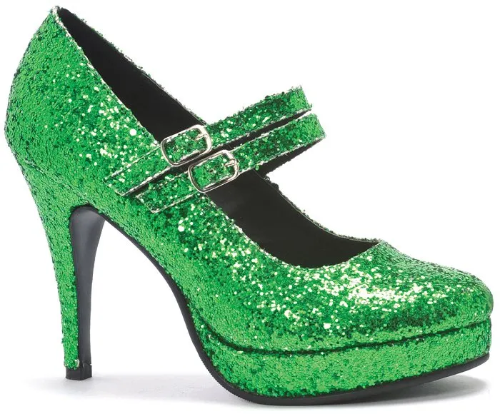 4" Glitter Mary Jane Pump  (ES421-JANE-G)