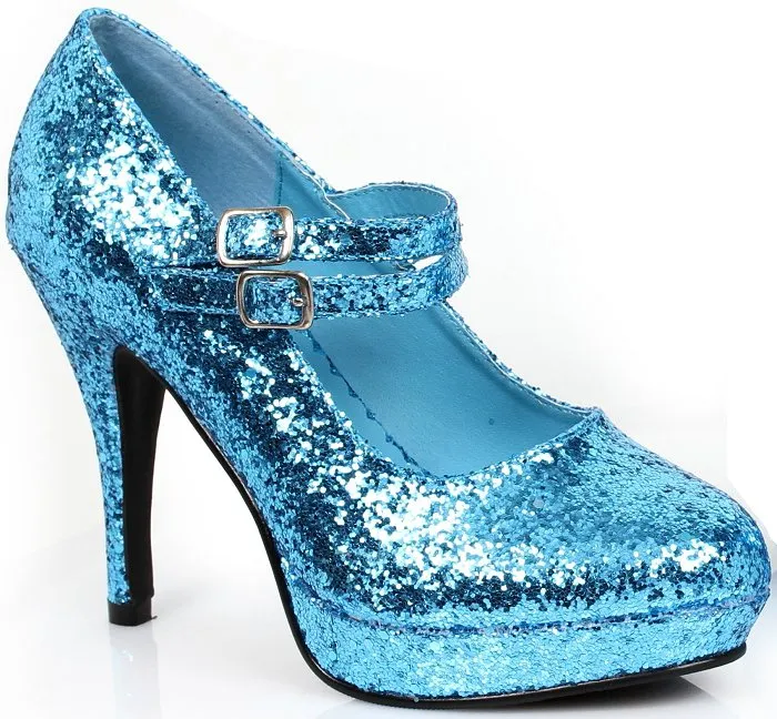 4" Glitter Mary Jane Pump  (ES421-JANE-G)