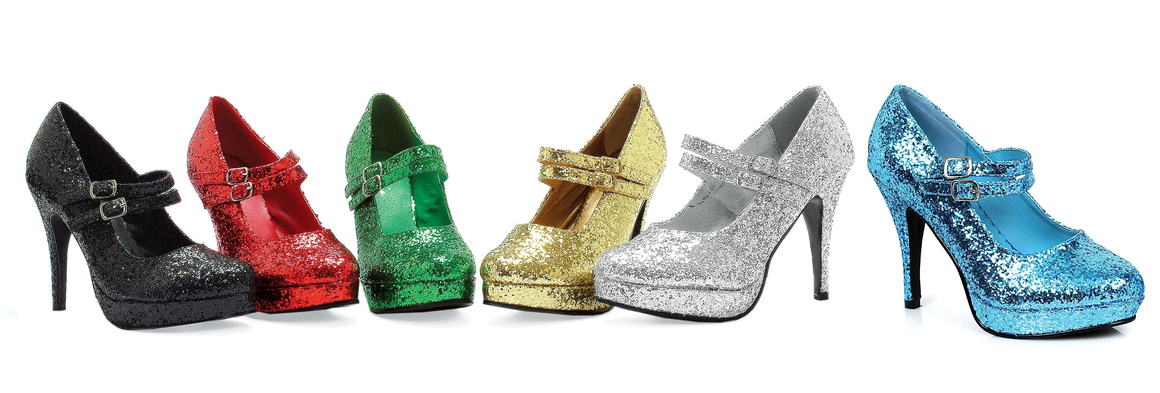 4" Glitter Mary Jane Pump  (ES421-JANE-G)