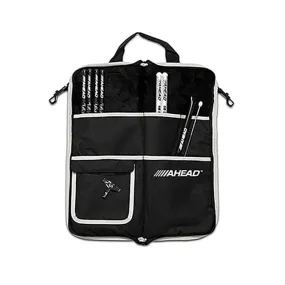 Ahead Deluxe Stick Case, Black w/Gray Trim & Plush Interior