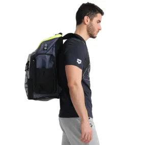 ARENA Spiky III Backpack 45 Backpack (Navy/Neon Yellow)