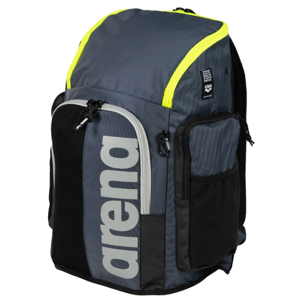 ARENA Spiky III Backpack 45 Backpack (Navy/Neon Yellow)