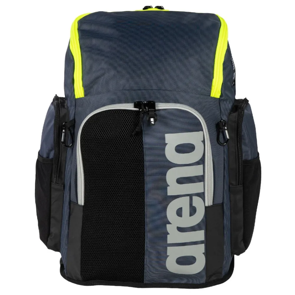 ARENA Spiky III Backpack 45 Backpack (Navy/Neon Yellow)