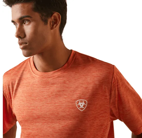 Ariat Men's Charger Stamp Blood Orange Tee 10043768