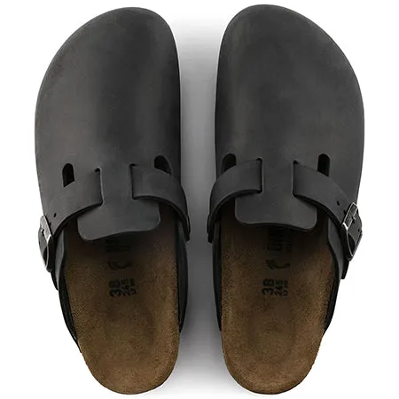 BIRKENSTOCK BOSTON BLACK OILED - ADULTS