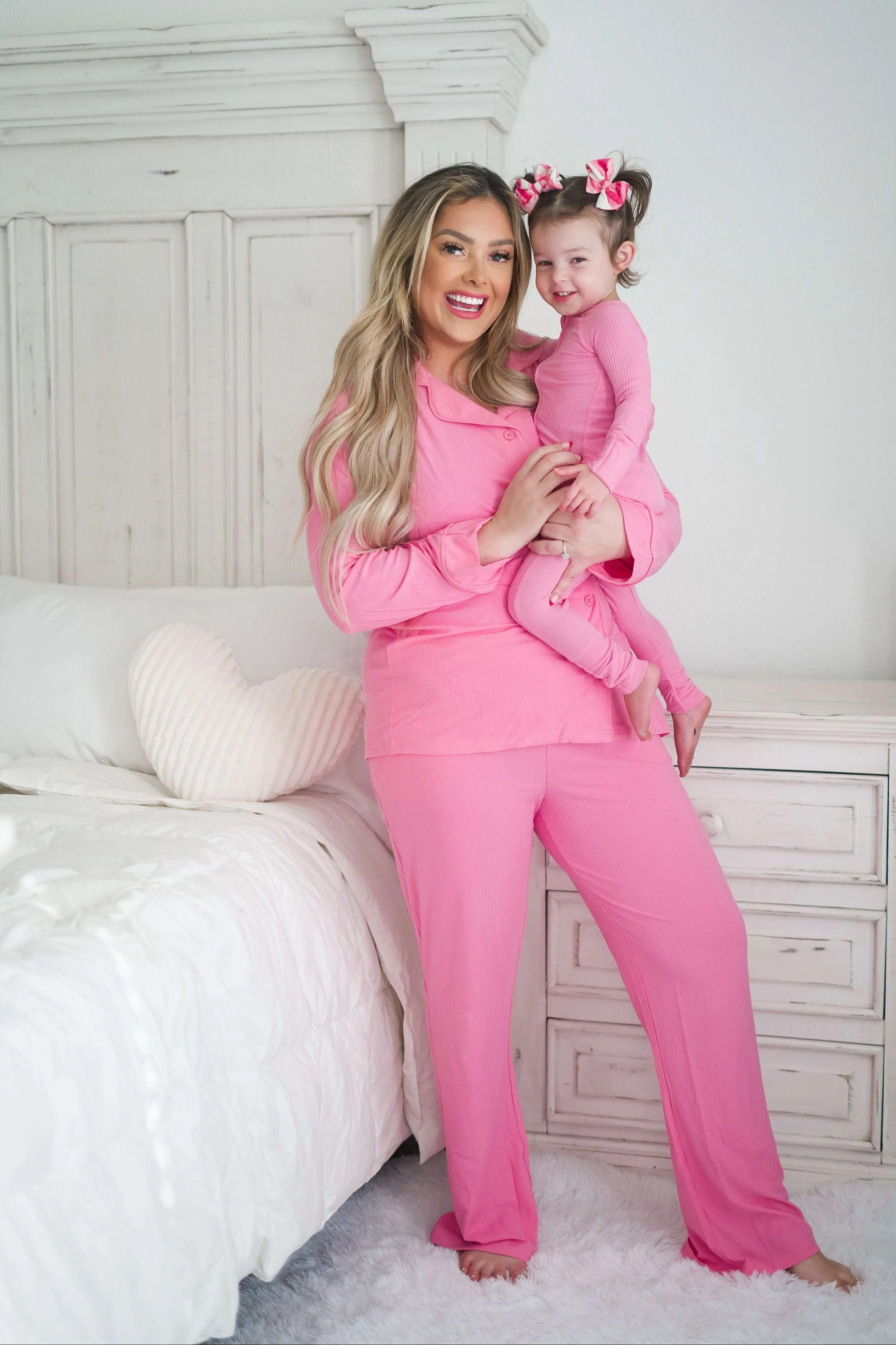 Bubblegum Rib Women's Dream Nursing Pajamas