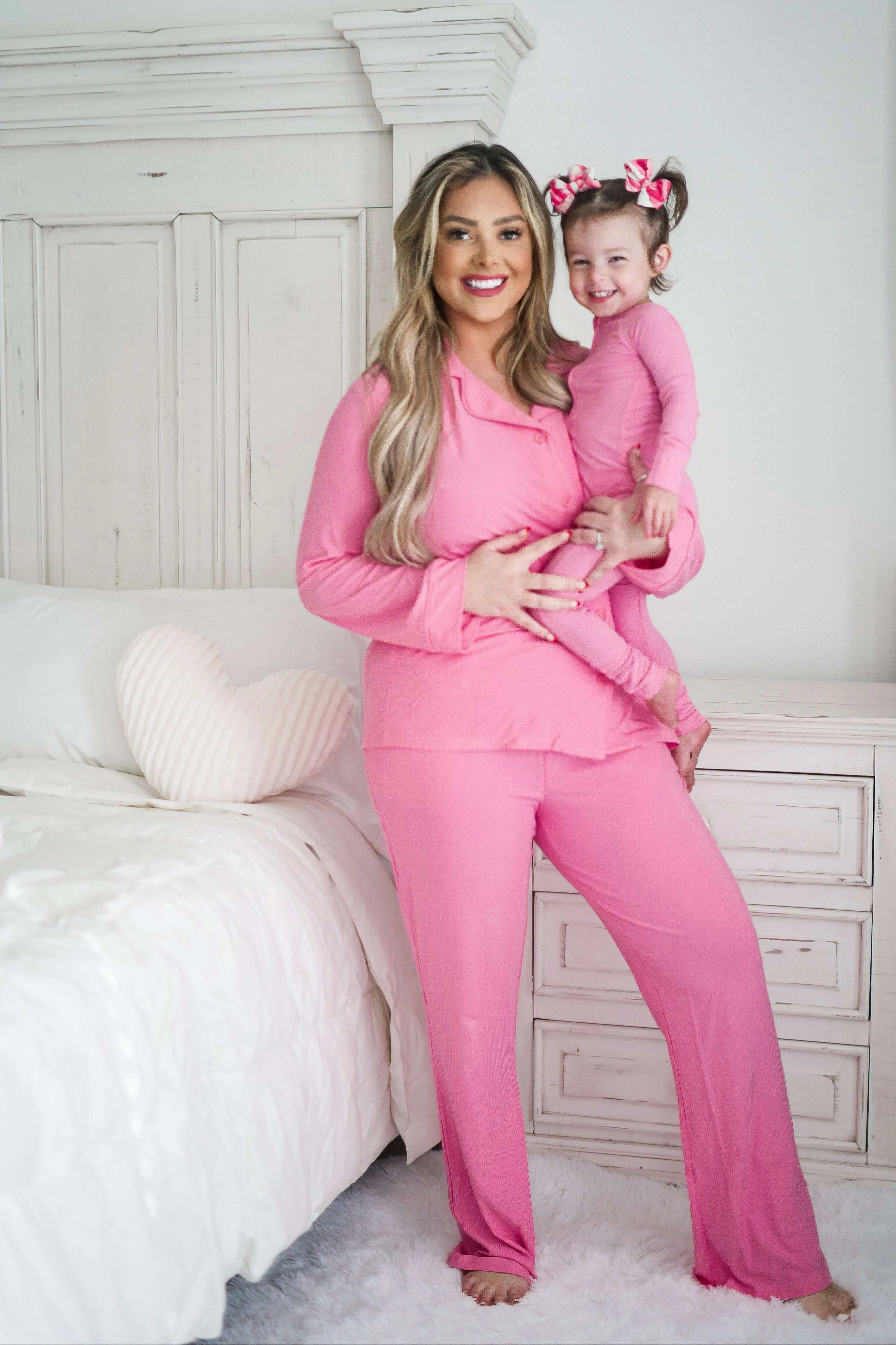 Bubblegum Rib Women's Dream Nursing Pajamas