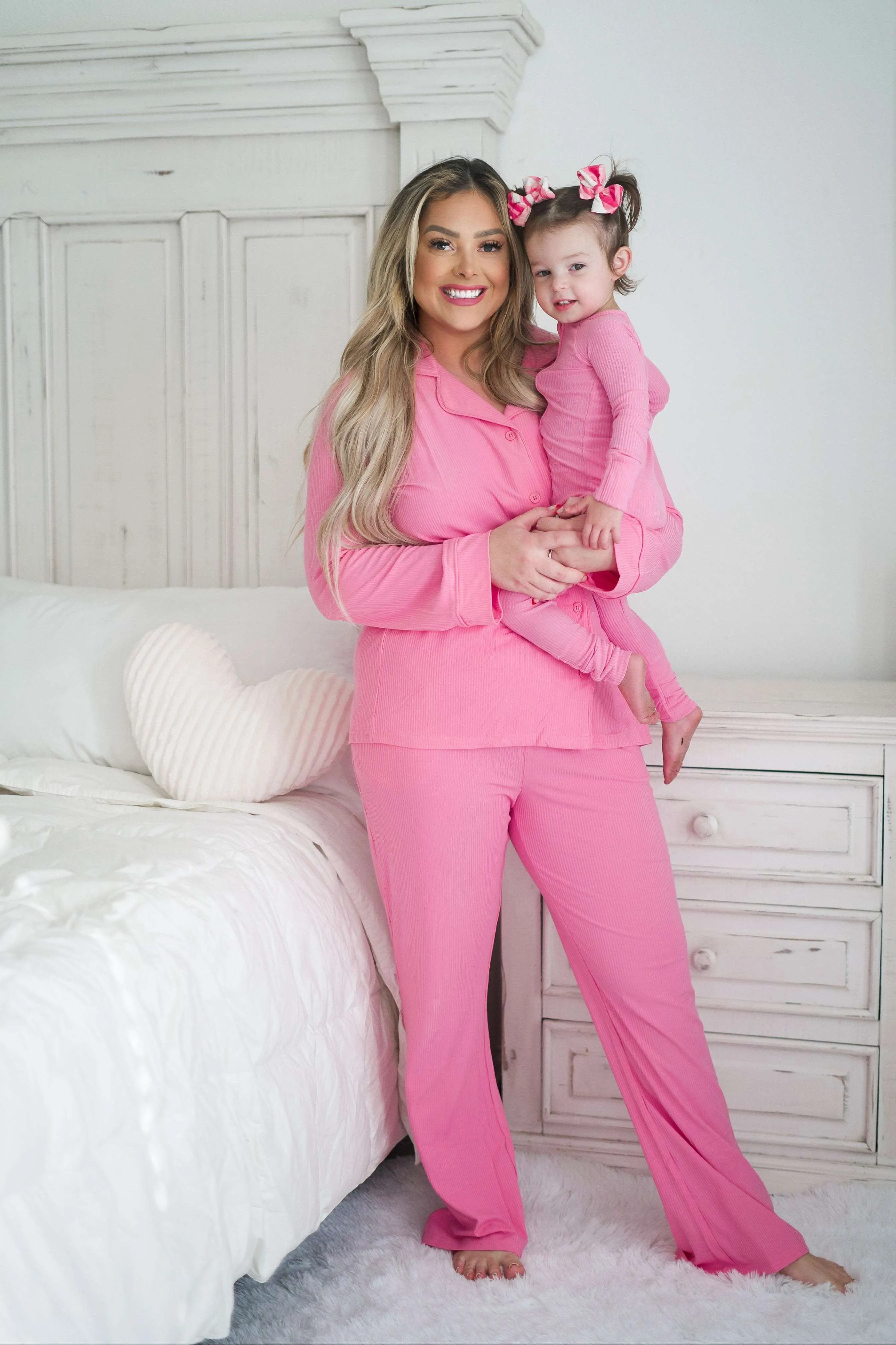 Bubblegum Rib Women's Dream Nursing Pajamas