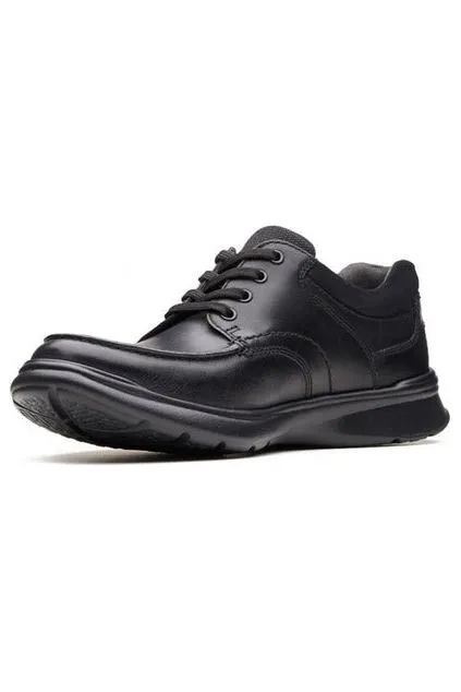 Clarks Cotrell Edge black smooth H Wide Fit