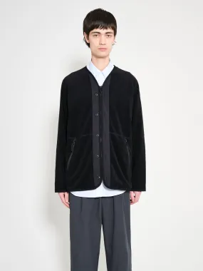 Comme des Garons Homme Pile Cardigan Black