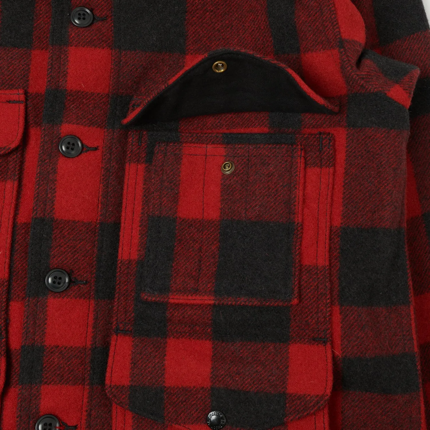 Filson Mackinaw Wool Cruiser Jacket - Red/Black