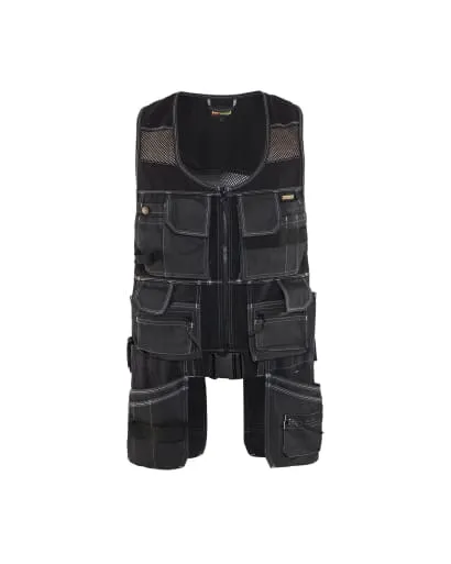 Heavy Duty Blaklader X1900 Cotton and Mesh Waistcoat Tool Vest - 3119