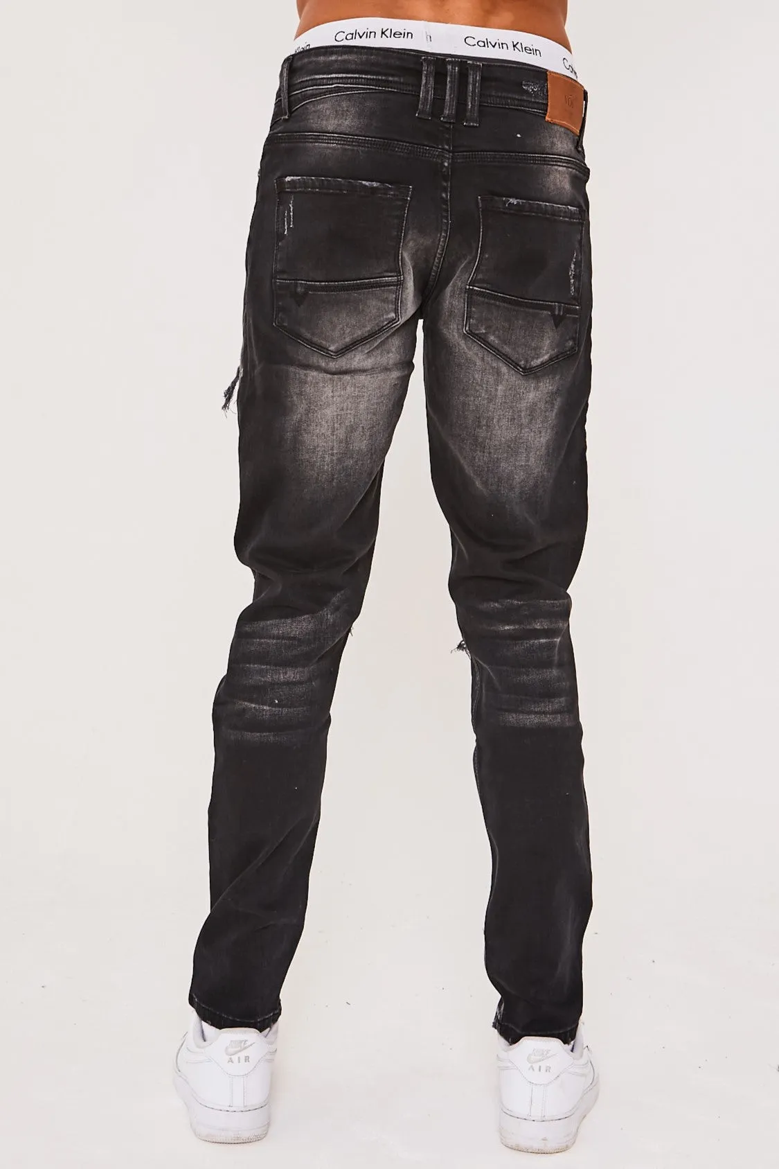 Holborn Tapered Jeans - Black