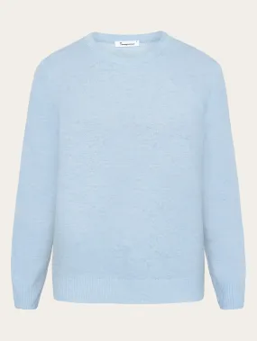 Lambswool crew neck - Asley Blue