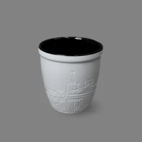 Mount Vernon White Etch Espresso Mug