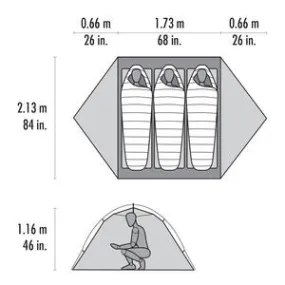 MSR Hubba Hubba™ 3-Person Backpacking Tent