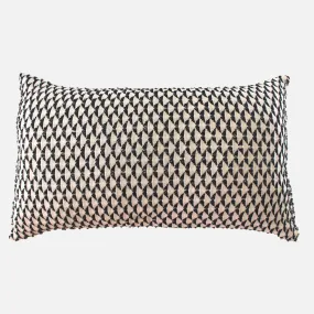 Nayali Black and White Lumbar Pillow